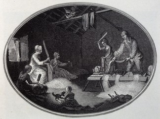 Industry - Textiles - Linen. Date: 1783