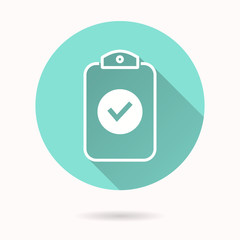 Checklist vector icon.