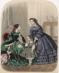 Costume - Doll 1859. Date: 1859