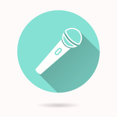 Microphone vector icon.