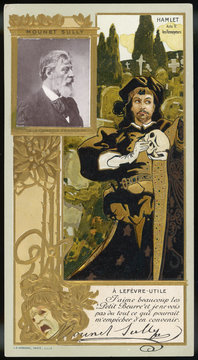 Mounet Sully Hamlet. Date: circa 1900
