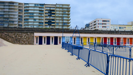 BEACH OF THE TOUQUET , HAUTS DE FRANCE , FRANCE 

