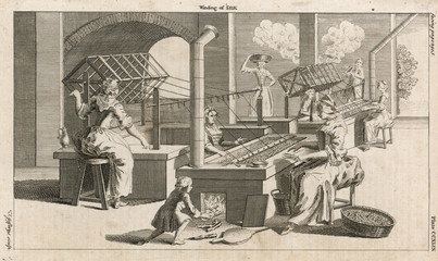 Winding Silk. Date: circa 1760
