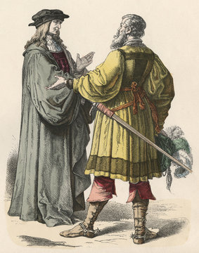 Racial Types - German Magistrate. Date: 16th century