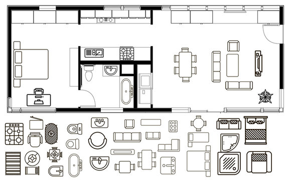 1,922 BEST Floor Plan Elements Office IMAGES, STOCK PHOTOS 