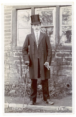 Frock Coat Photo. Date: late 1890s