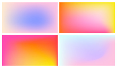 Vector icon set of neon square against white background © vectorfusionart