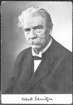 Schweitzer - Postcard. Date:  1875 - 1965