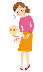 デリケートゾーンのかゆみ　女性