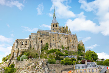 Obraz premium Le Mont saint Michel, Normandie, Cotentin, France