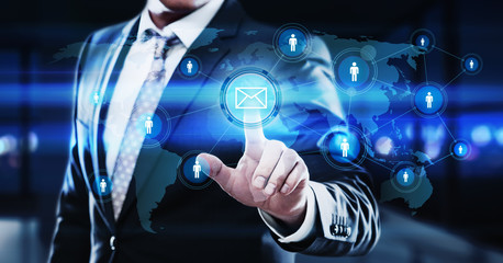 E-mail marketing Communication Business Technology Internet Network Concept.