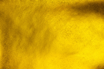 Gold painted highly detailed paper texuture background