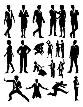 People Business Silhouettes
