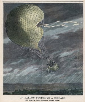 Godard Balloon Crash. Date: July 1891