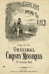 Plakat Silver Threads Among the Gold music cover. Date: 19th century