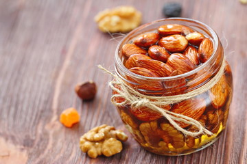 Nuts in honey