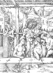 Men's Bath - Germany 1497. Date: 1497
