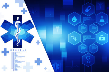 2d illustration medicine pharmacy sign snake © deepagopi2011