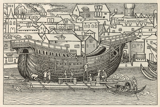 15th Century Ship Construction. Date: 1486