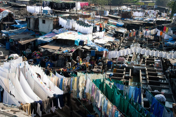 Dhobi Ghat the open air laundromat in Mumbai