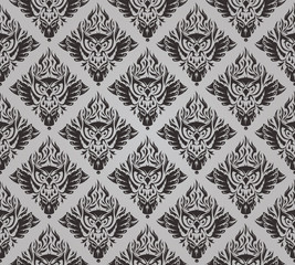 Dark bird seamless wallpaper