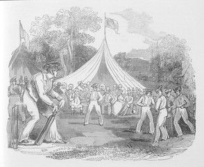 Village Cricket. Date: 1832