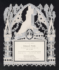 Funeral Invitation. Date: 1914