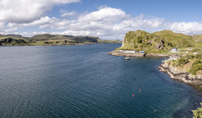 Aerial view of the coast between Gallanach and Oban, Argyll