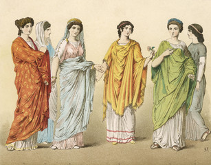 Patrician Ladies - Slave. Date: ANCIENT ROME