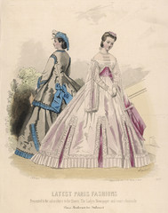 Obraz premium Costume August 1864. Date: 1864