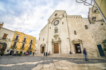 Cathedral of San Sabino in the city center of Bari, Italy