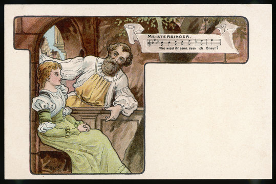 Music - Opera - Wagner. Date: circa 1900