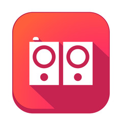 ikona z długim cieniem na tle zaokrąglonego kwadratu