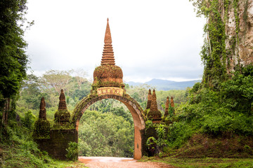 Temple in the jungle thailand
