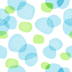 Blue Vector Seamless background