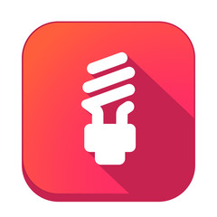 ikona z długim cieniem na tle zaokrąglonego kwadratu