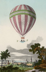 Balloon - James Sadler. Date: 1810