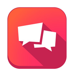 ikona z długim cieniem na tle zaokrąglonego kwadratu © vempireart