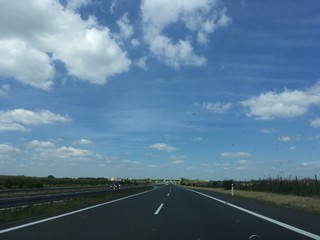 Fototapeta premium on the rosd