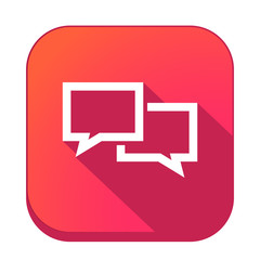 ikona z długim cieniem na tle zaokrąglonego kwadratu © vempireart