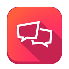 ikona z długim cieniem na tle zaokrąglonego kwadratu © vempireart