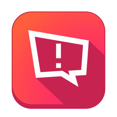 ikona z długim cieniem na tle zaokrąglonego kwadratu © vempireart