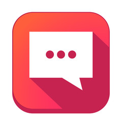 ikona z długim cieniem na tle zaokrąglonego kwadratu © vempireart