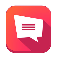 ikona z długim cieniem na tle zaokrąglonego kwadratu © vempireart