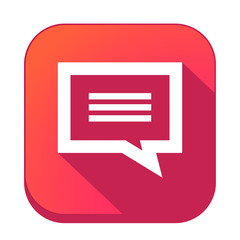 ikona z długim cieniem na tle zaokrąglonego kwadratu © vempireart