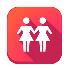 ikona z długim cieniem na tle zaokrąglonego kwadratu