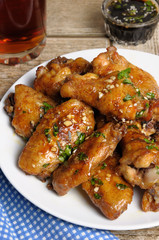 Fried chicken wings