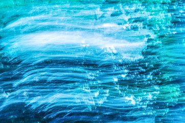 Sea waves during a storm