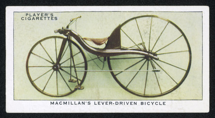 Macmillan Bicycle. Date: 1839