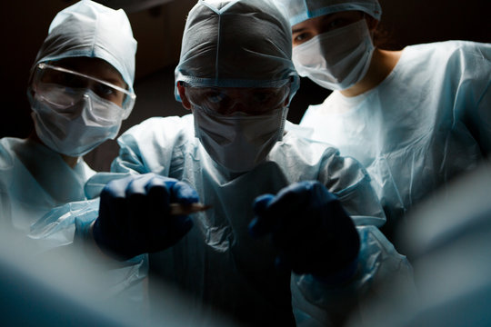 Photo below of doctors team